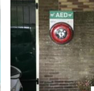 AED bij Molenweg 2A